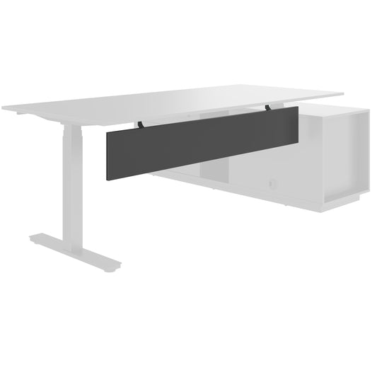 ART Knieratum Aperture | 1520 x 230 mm, gris foncé