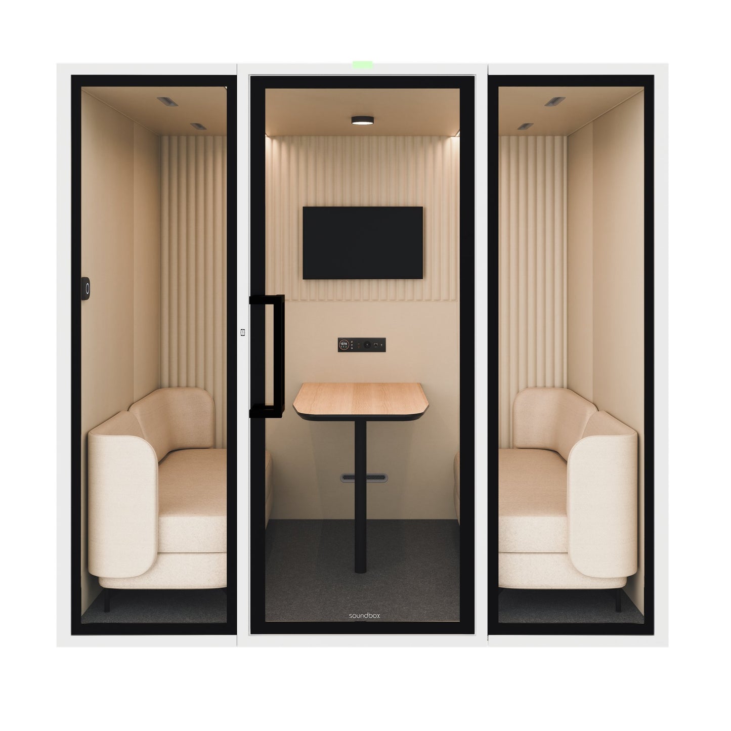 Soundbox ART POD L Meetingbox | Raum-in-Raum, Schallschutz Klasse A, Für 6 Personen