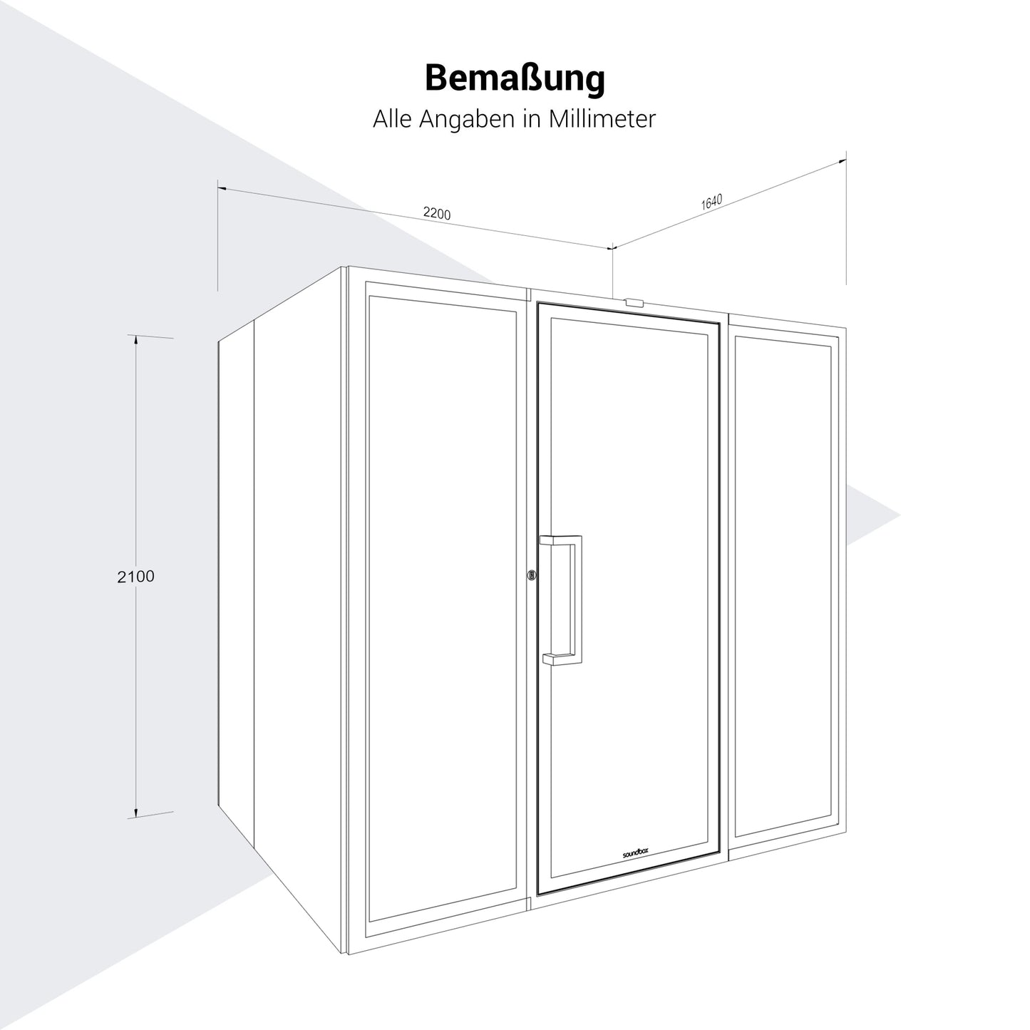 Soundbox ART POD L Meetingbox | Raum-in-Raum, Schallschutz Klasse A, Für 6 Personen