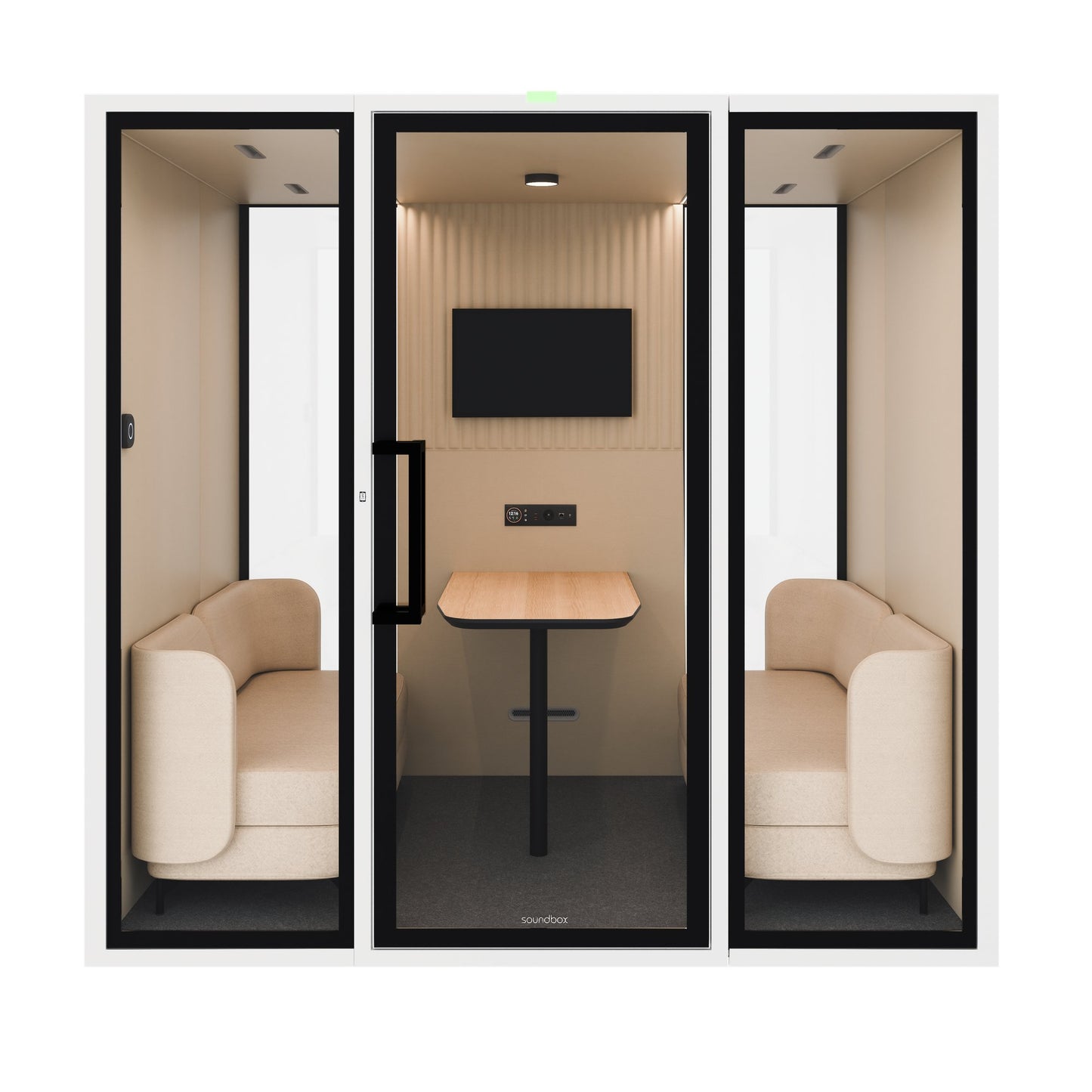 Soundbox ART POD L Meetingbox | Raum-in-Raum, Schallschutz Klasse A, Für 6 Personen