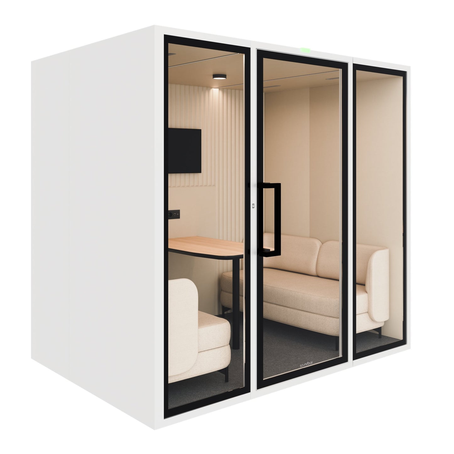 Soundbox ART POD L Meetingbox | Raum-in-Raum, Schallschutz Klasse A, Für 6 Personen