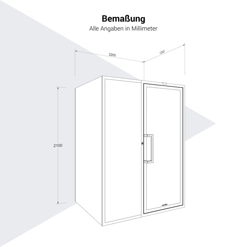 Soundbox ART M Telefonbox | Raum-in-Raum, Schallschutz Klasse A, Für 1 Person - 11 Main Image