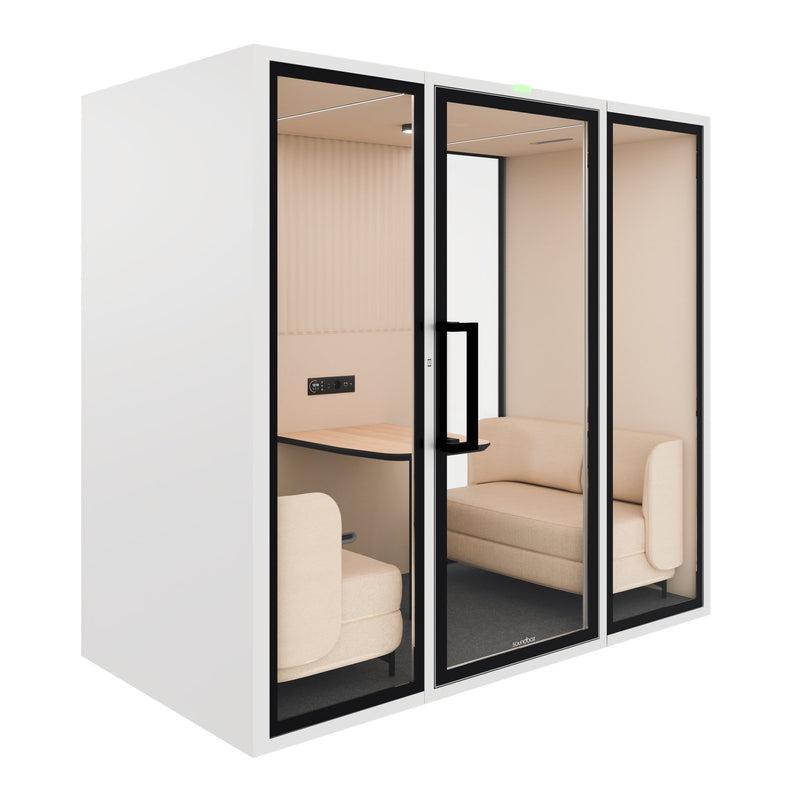 Soundbox ART ML Meetingbox | Raum-in-Raum, Schallschutz Klasse A, Für 4 Personen - 3 Main Image