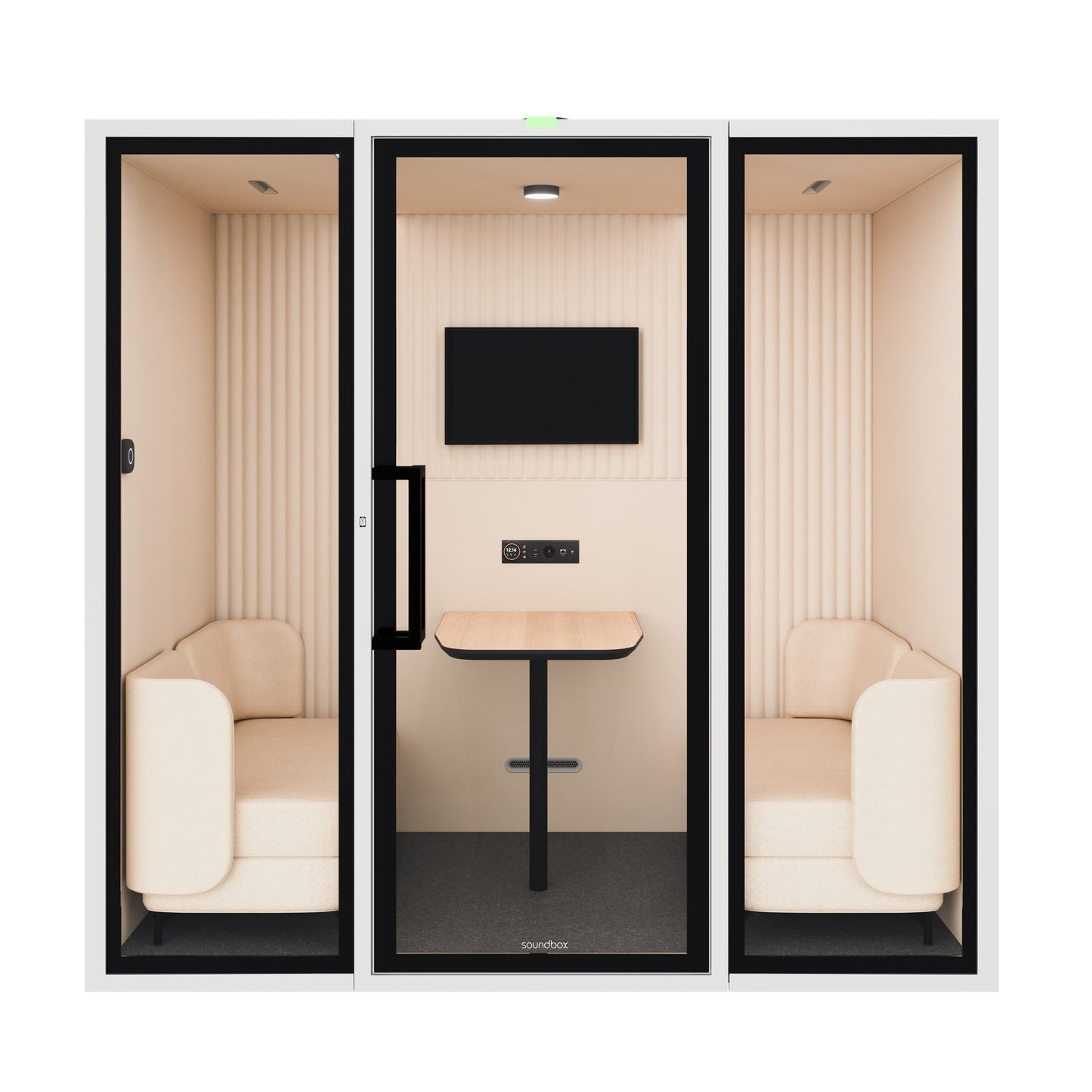 ART POD ML Meeting Box | Room-in-room, Class A soundproofing, for 4 people