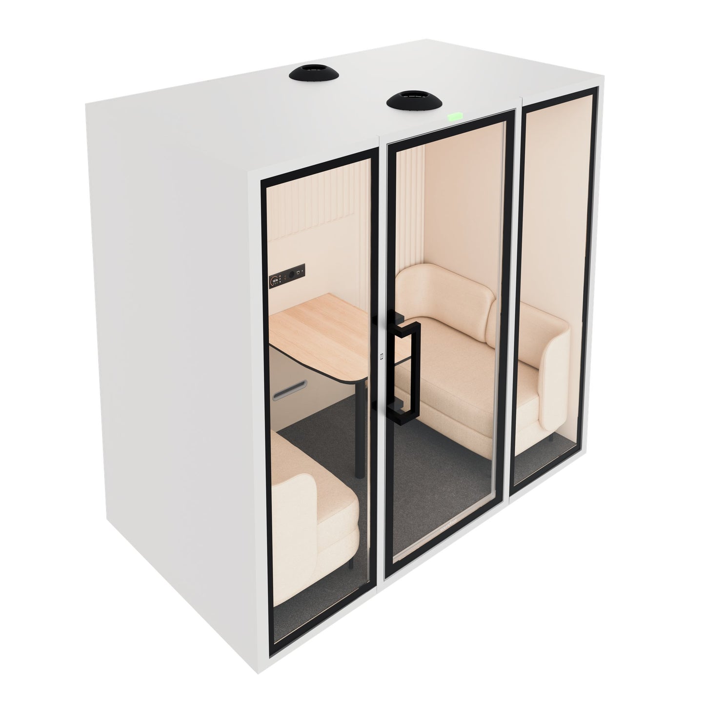 ART POD ML Meeting Box | Room-in-room, Class A soundproofing, for 4 people