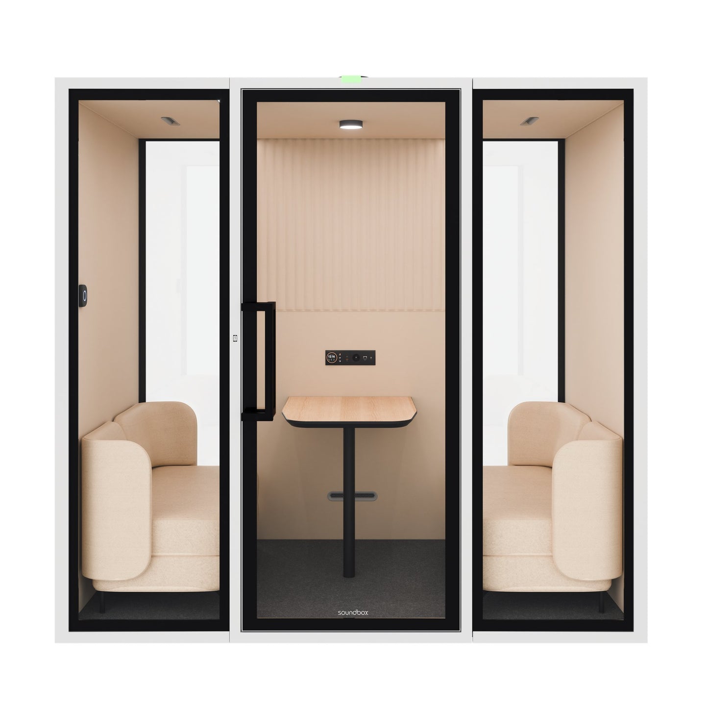 ART POD ML Meeting Box | Room-in-room, Class A soundproofing, for 4 people