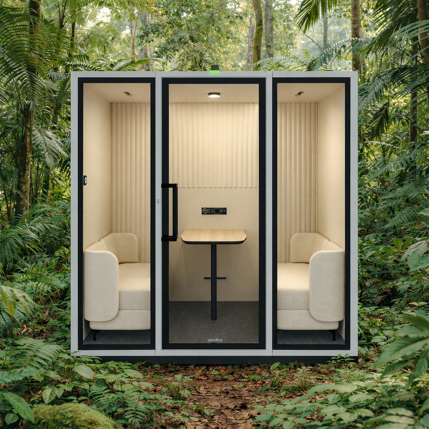 ART POD ML Meeting Box | Room-in-room, Class A soundproofing, for 4 people