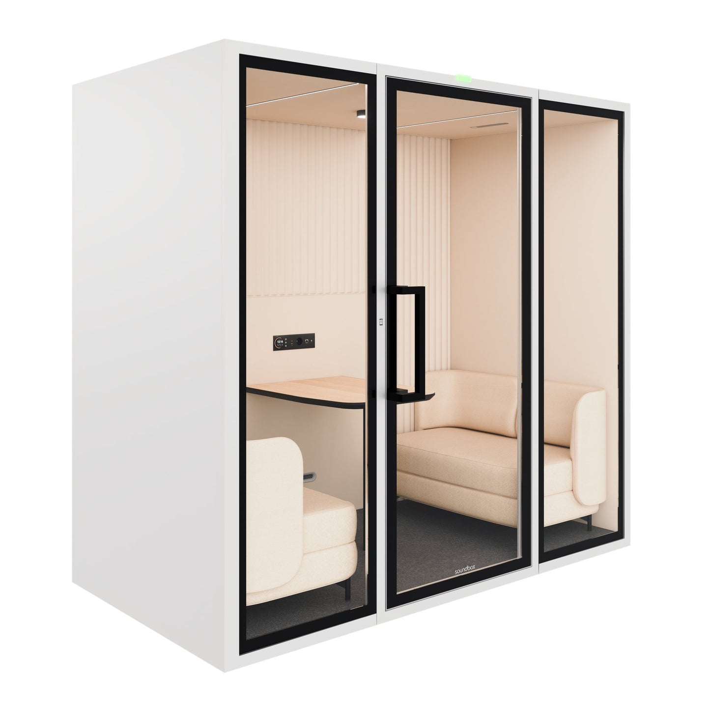 ART POD ML Meeting Box | Room-in-room, Class A soundproofing, for 4 people