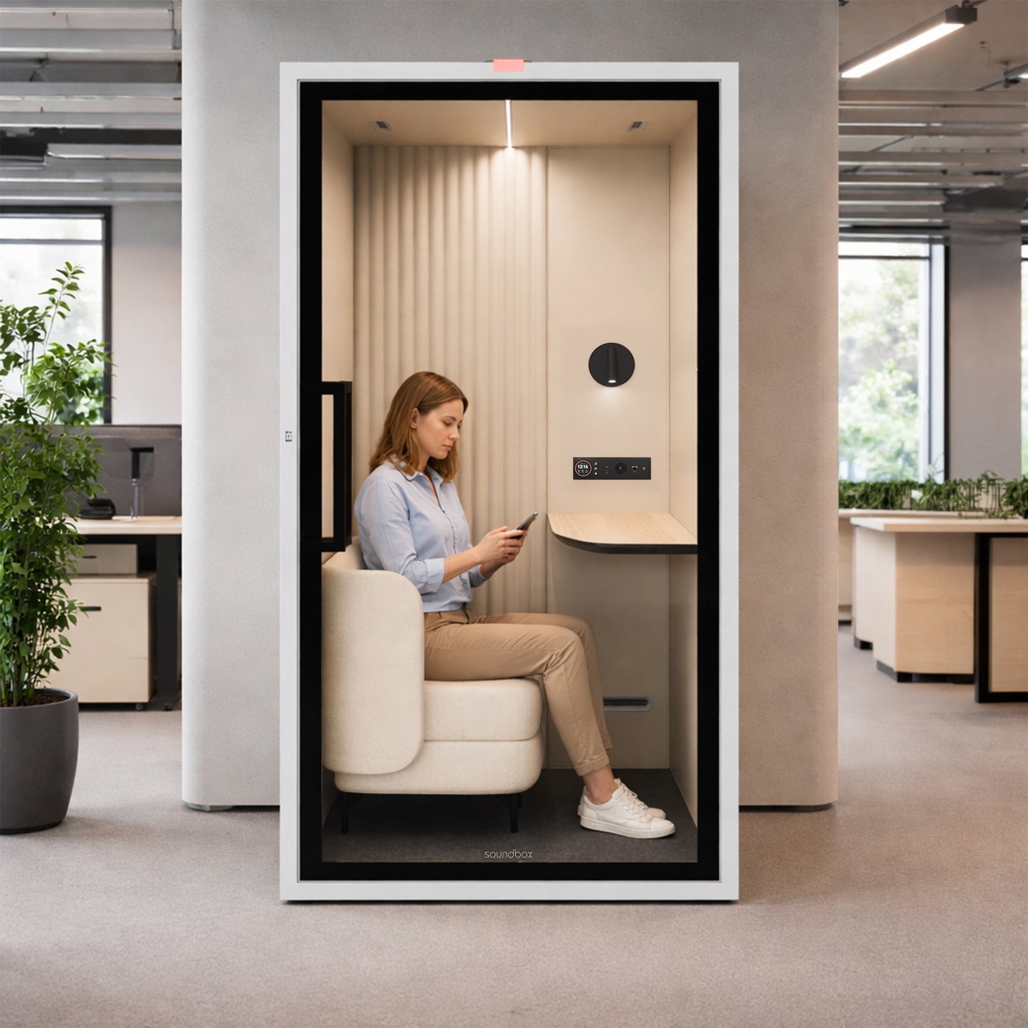 ART POD SM Phone Booth | Room-in-room, Class A soundproofing, for 1 person