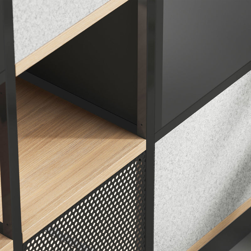 ATELLA Regalschrank | 3-6 OH, modulares System, Melamin oder Echtholzfurnier - 12 Main Image