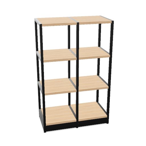 ATELLA Regalschrank | 3-6 OH, modulares System, Melamin oder Furnier