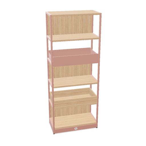 ATELLA Regalschrank | 3-6 OH, modulares System, Melamin oder Furnier