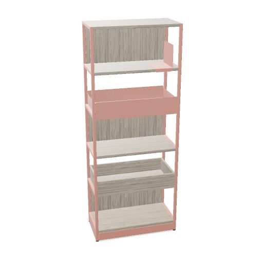 ATELLA Regalschrank | 3-6 OH, modulares System, Melamin oder Furnier