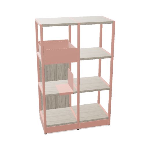 ATELLA Regalschrank | 3-6 OH, modulares System, Melamin oder Furnier