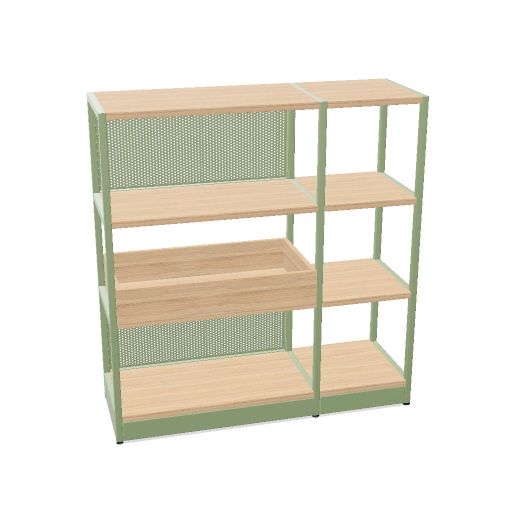 ATELLA Regalschrank | 3-6 OH, modulares System, Melamin oder Furnier