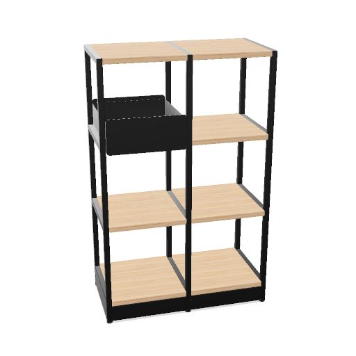 ATELLA Regalschrank | 3-6 OH, modulares System, Melamin oder Furnier