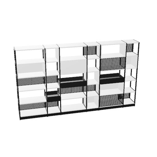 ATELLA Regalschrank | 3-6 OH, modulares System, Melamin oder Furnier