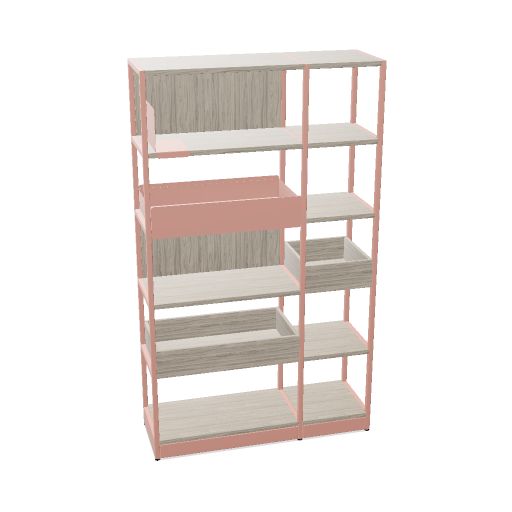 ATELLA Regalschrank | 3-6 OH, modulares System, Melamin oder Furnier