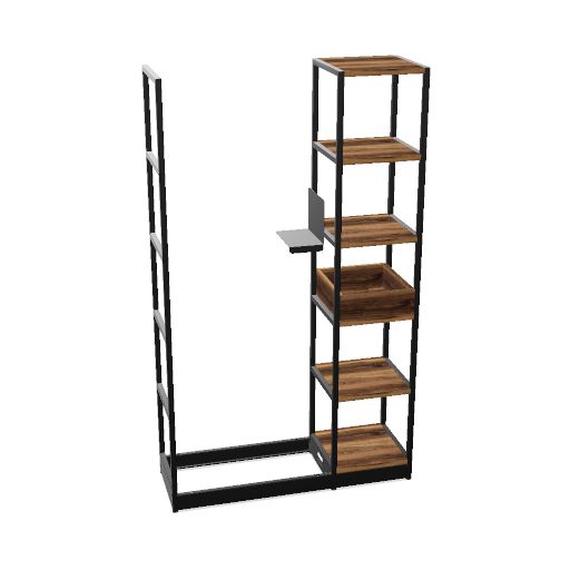 ATELLA Regalschrank | 3-6 OH, modulares System, Melamin oder Furnier