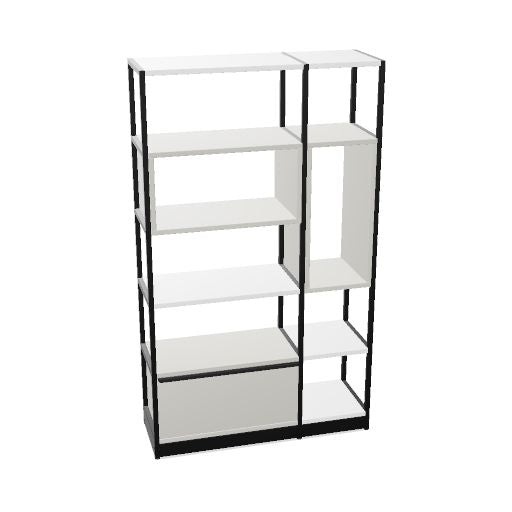 ATELLA Regalschrank | 3-6 OH, modulares System, Melamin oder Furnier