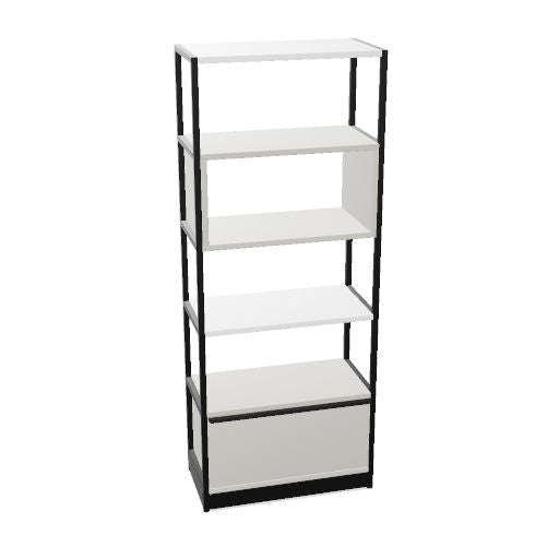 ATELLA Regalschrank | 3-6 OH, modulares System, Melamin oder Furnier
