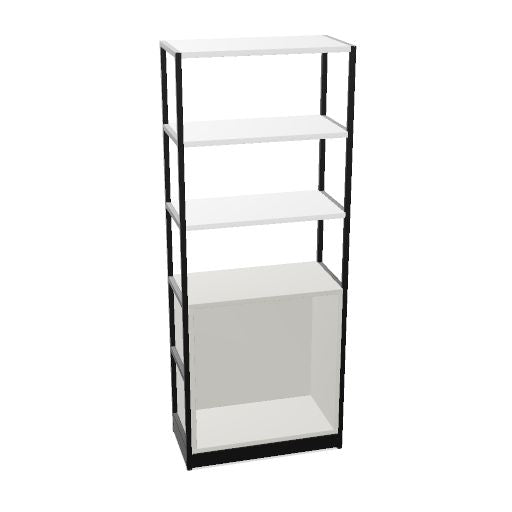 ATELLA Regalschrank | 3-6 OH, modulares System, Melamin oder Furnier
