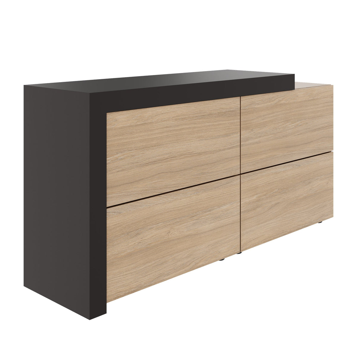 Buffet haut ATICA | 1680 x 840 mm, tiroirs à ouverture par pression, plateau supérieur - 8 Lightbox Main Image