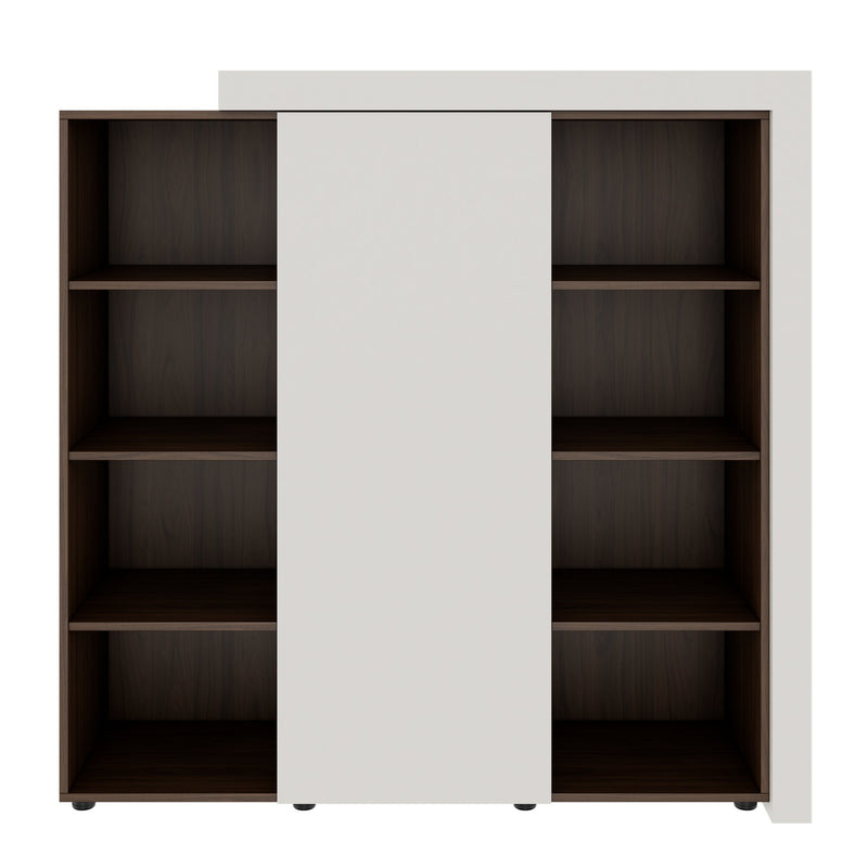 ATICA Kombischrank | 1530 x 1520 mm, Tür mit Push-to-Open, Deckplatte, Kleiderstange - 3 Main Image