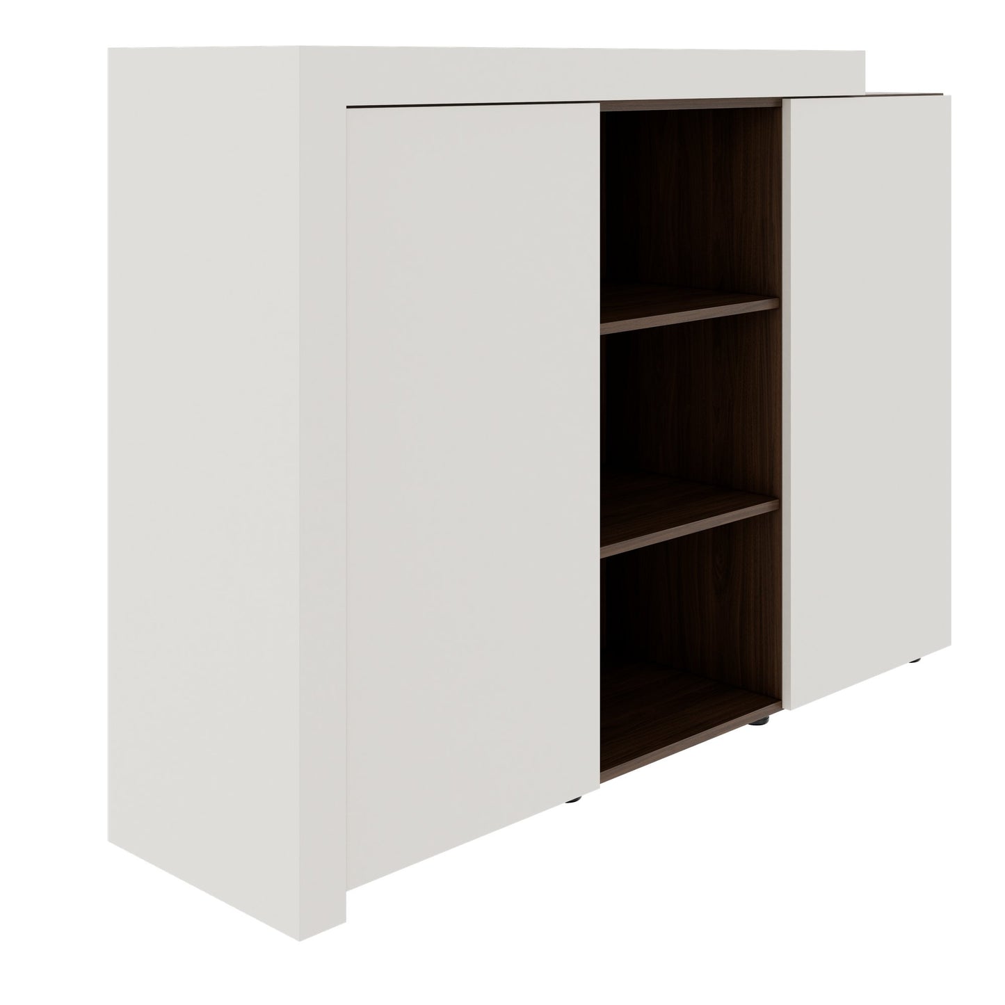 Armadio combinato ATICA | 1600 x 1170 mm, ante con apertura a pressione, ripiano superiore
