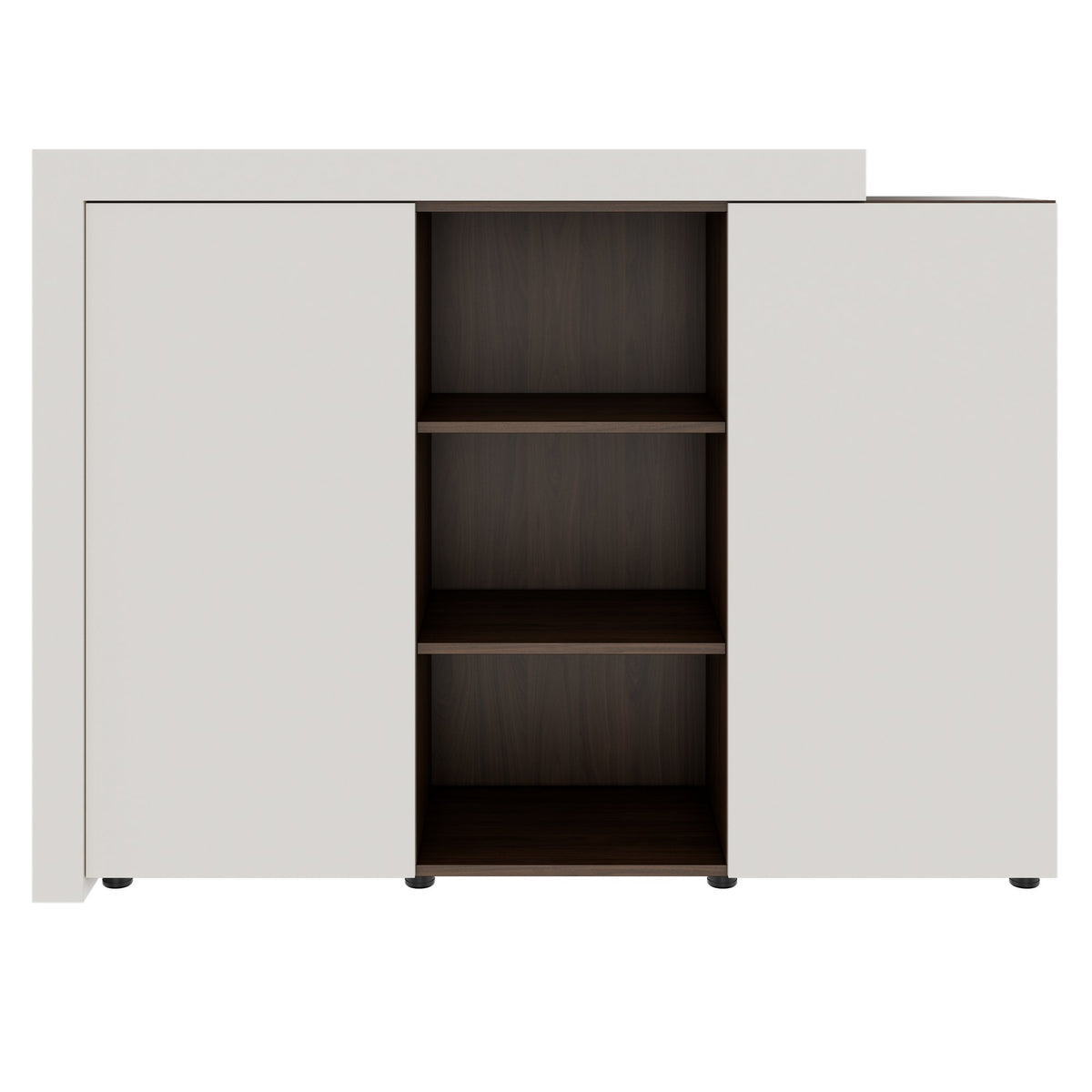 ATICA Kombischrank | 1600 x 1170 mm, Türen mit Push-to-Open, Deckplatte - 4 Lightbox Main Image