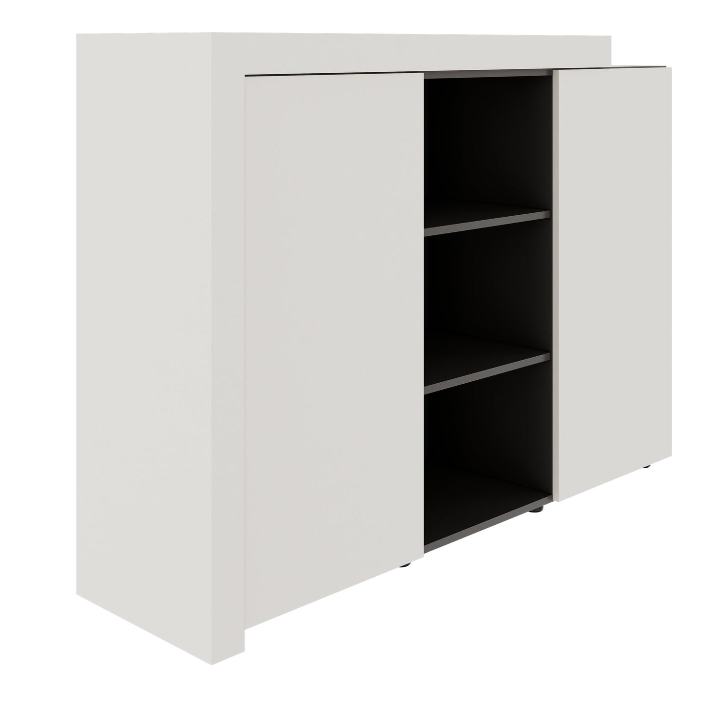 Armadio combinato ATICA | 1600 x 1170 mm, ante con apertura a pressione, ripiano superiore