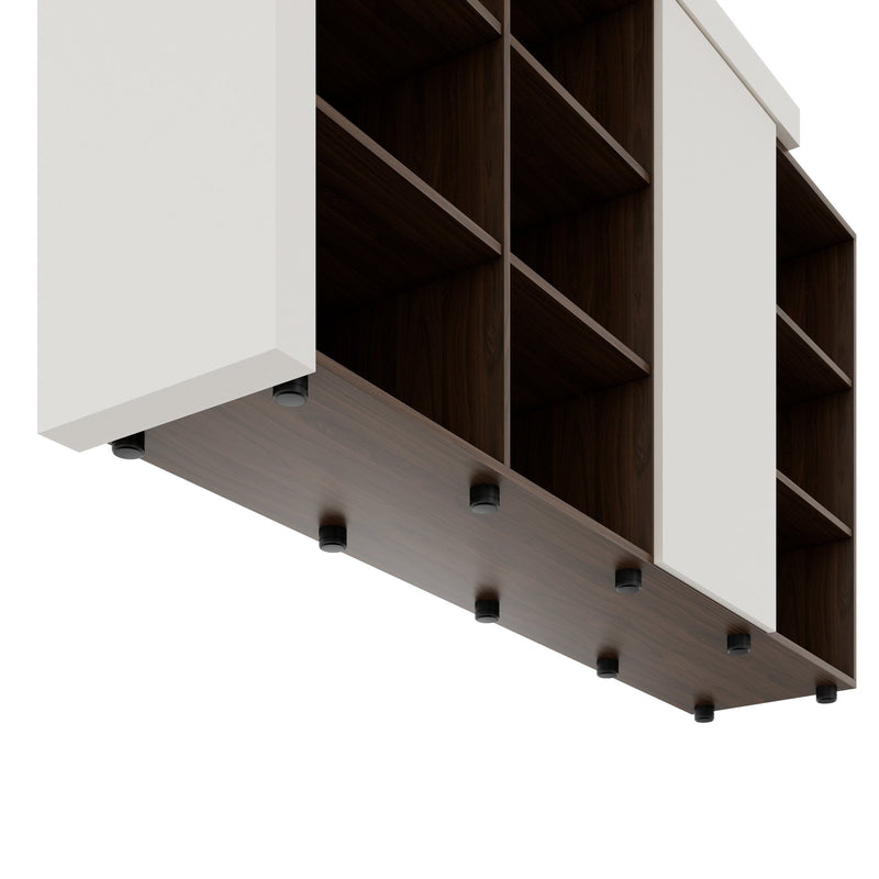 ATICA Combination Cabinet | 2100 x 750 mm, door with push-to-open mechanism, top panel - 5 Main Image