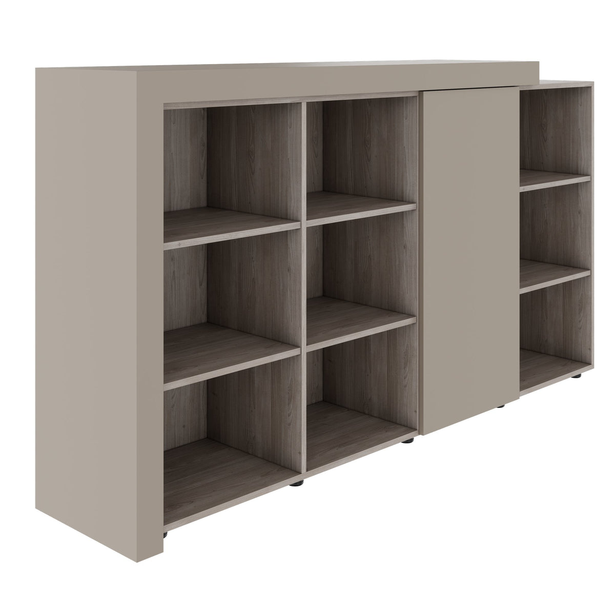 ATICA Combination Cabinet | 2100 x 750 mm, door with push-to-open mechanism, top panel - 9 Lightbox Main Image