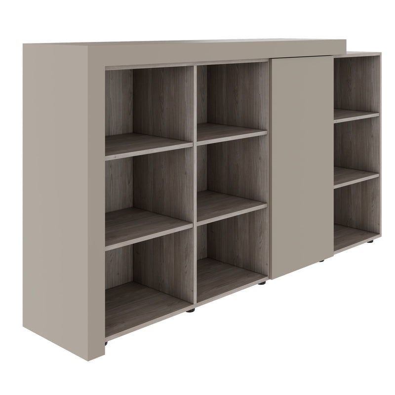 ATICA Combination Cabinet | 2100 x 750 mm, door with push-to-open mechanism, top panel - 9 Main Image