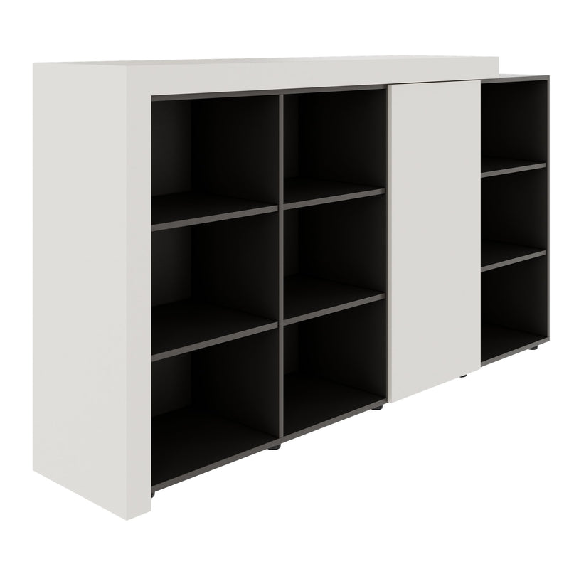 ATICA Combination Cabinet | 2100 x 750 mm, door with push-to-open mechanism, top panel - 10 Main Image