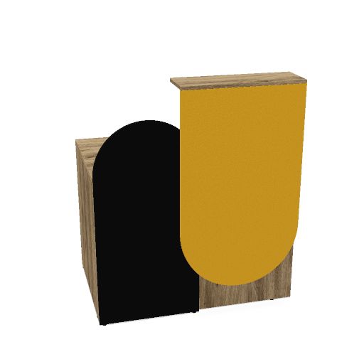 AVERTO Empfangstheke | 1000-1800 mm, integrierter Kabeldurchlass