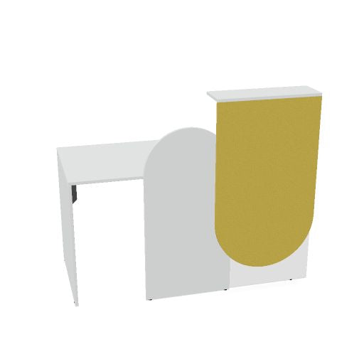 AVERTO Empfangstheke | 1000-1800 mm, integrierter Kabeldurchlass