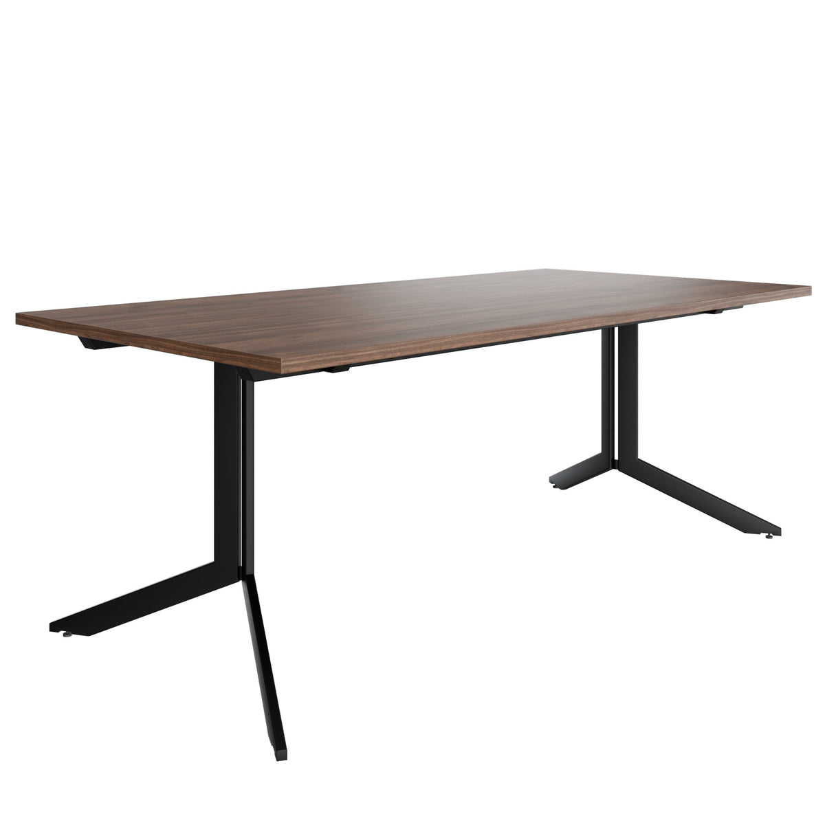 AXY Konferenztisch | 1600-2400 mm, drei Gestellvarianten, optionale Mediabox