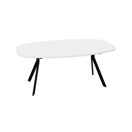 AXY Konferenztisch | 1600-2400 mm, drei Gestellvarianten, optionale Mediabox