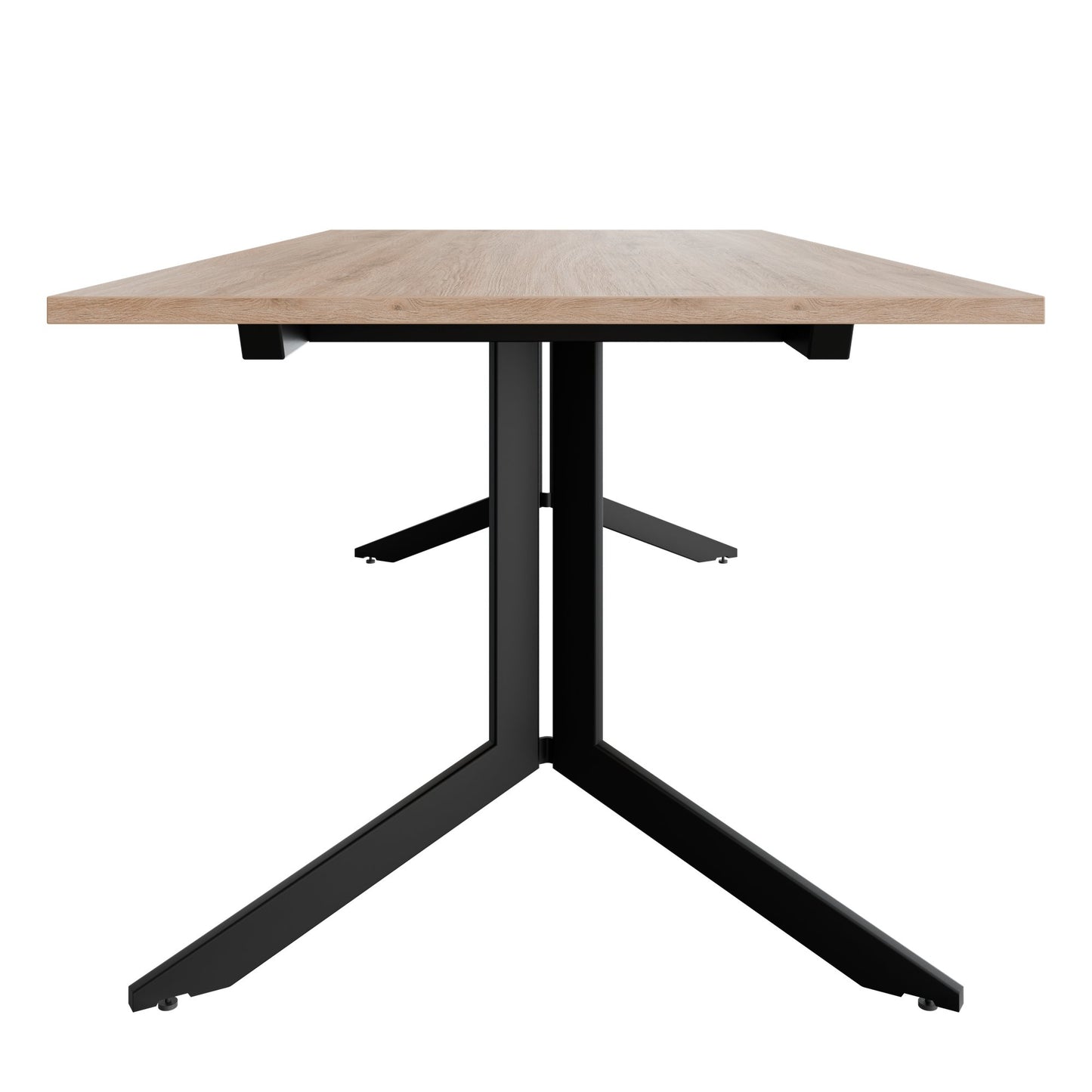 AXY Konferenztisch | 1600-2400 mm, drei Gestellvarianten, optionale Mediabox