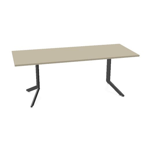 AXY Konferenztisch | 1600-2400 mm, drei Gestellvarianten, optionale Mediabox