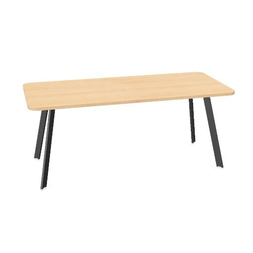 AXY Konferenztisch | 1600-2400 mm, drei Gestellvarianten, optionale Mediabox