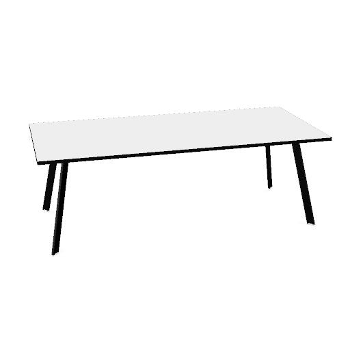 AXY Konferenztisch | 1600-2400 mm, drei Gestellvarianten, optionale Mediabox