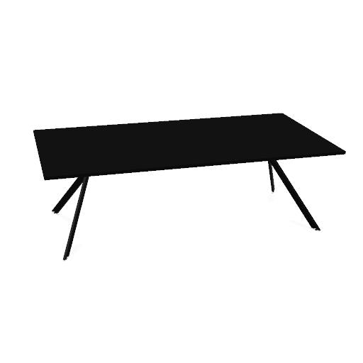 AXY Konferenztisch | 1600-2400 mm, drei Gestellvarianten, optionale Mediabox