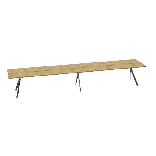 Table de conférence AXY | 2800-4800 mm, trois variantes de piètement, boîtier multimédia en option