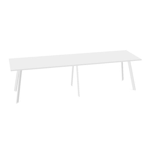 Tavolo da conferenza AXY | 2800-4800 mm, tre varianti di base, mediabox opzionale