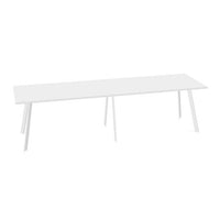 AXY Konferenztisch | 2800-4800 mm, drei Gestellvarianten, optionale Mediabox