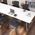 AXY Konferenztisch | 2800-4800 mm, drei Gestellvarianten, optionale Mediabox - 6 Thumbnail Image