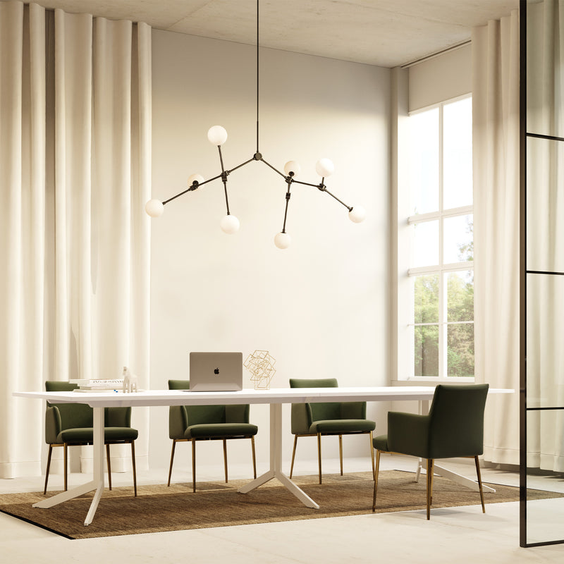 AXY Konferenztisch | 2800-4800 mm, drei Gestellvarianten, optionale Mediabox - 7 Main Image