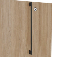 BOXI Cabinet pharmacien | 3 tiroirs, 420 x 800 mm, chêne ambre